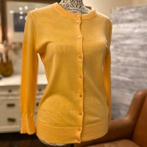 **CLEARANCE** JCREW size small, cardigan, women’s orange or mango color